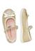 Ballerines en cuir pailleté claries 2 Platine- 4 - vertbaudet enfant 