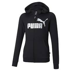 -Sweat zippé fille essential logo full