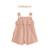 Barboteuse bébé en broderie anglaise + headband poésie d'été Rose 2 - vertbaudet enfant 