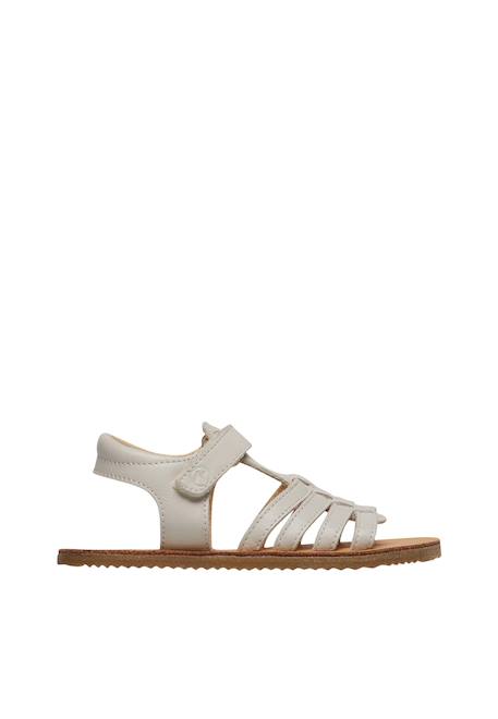 Sandales barefoot en cuir barefoot yogis Blanc- 1 - vertbaudet enfant 