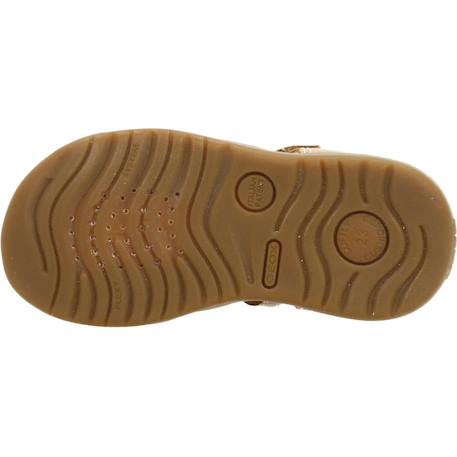 Sandales en cuir  à scratch Avio blanc+Caramel 12 - vertbaudet enfant 