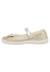 Ballerines en cuir pailleté claries 2 Platine- 3 - vertbaudet enfant 
