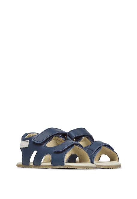 Sandales barefoot en cuir barefoot sky Marine- 2 - vertbaudet enfant 