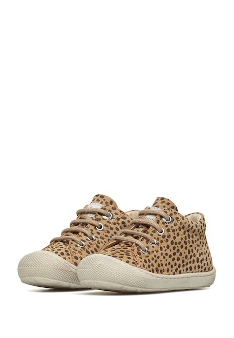 Chaussures en suède imprimé poney cocoon Gris clair-+Noir-beige- 10 - vertbaudet enfant 