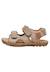 Sandales en cuir sky Beige-+Bleu clair-+Cognac-+Marine-+Orange-+Vert clair- 3 - vertbaudet enfant 