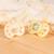 Sucette anatomique animaux - 6-18 mois - lot de 2 Bleu + beige+Jaune + beige+Vert + beige 8 - vertbaudet enfant 