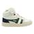 Baskets montantes  à scratch Blanc+Blanc cassé+Blanc Rouge+Blanc vert marine 7 - vertbaudet enfant 