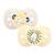 Sucette anatomique animaux - 6-18 mois - lot de 2 Bleu + beige+Jaune + beige+Vert + beige 7 - vertbaudet enfant 