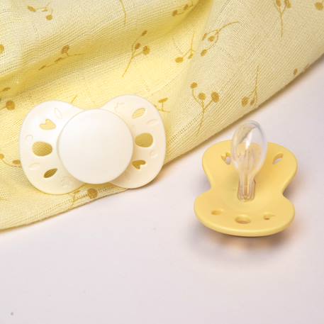 Sucettes anatomiques - 18 mois et plus Beige/marron+Beige/marron imprimé+Jaune+Jaune imprimé+Lilas+Lilas imprimé 10 - vertbaudet enfant 