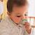 Sucette ronde - 0-6 mois - lot de 2 Bleu + beige+Jaune + beige+Vert + beige 16 - vertbaudet enfant 