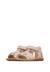 Sandales en cuir et en daim quarzo Blanc crème-+Rose poudré- 10 - vertbaudet enfant 