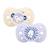 Sucettes anatomiques animaux - 6 à 18 mois Lilas/beige+Rose/beige+Rose/beige imprimé 1 - vertbaudet enfant 