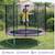 Trampoline rond ø 250cm avec filet, échelle, bâche et kit ancrage- ralli 250 Rose 2 - vertbaudet enfant 