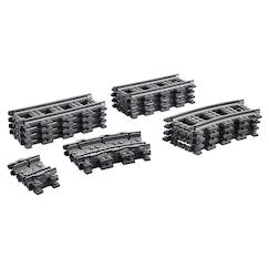 Jouet-Jeux d'imagination-City - pack de rails 60205