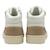 Baskets montantes  à scratch Blanc+Blanc cassé+Blanc Rouge+Blanc vert marine 4 - vertbaudet enfant 