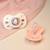 Sucettes anatomiques animaux - 6 à 18 mois Lilas/beige+Rose/beige+Rose/beige imprimé 10 - vertbaudet enfant 