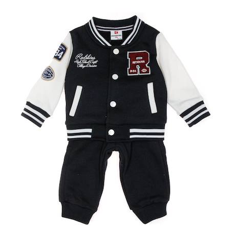 Ensemble de jogging Gris+Marine 3 - vertbaudet enfant 