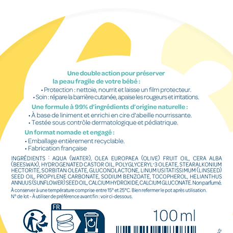 Baume de change au liniment  100ml Blanc 3 - vertbaudet enfant 
