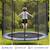 Trampoline rond 300cm avec filet de sécurité Bleu 2 - vertbaudet enfant 