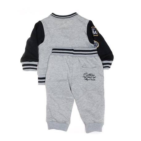 Ensemble de jogging Gris+Marine 2 - vertbaudet enfant 