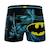 Lot de 3  boxers  dc comics Violet/jaune/bleu/noir 6 - vertbaudet enfant 