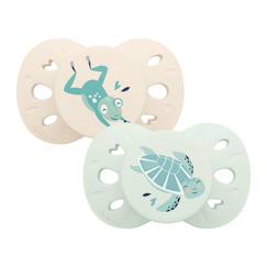 -Sucette anatomique animaux - 0-6 mois - lot de 2