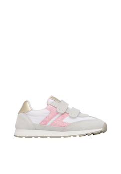 Chaussures-Sneakers en cuir et tissu miblo vl.