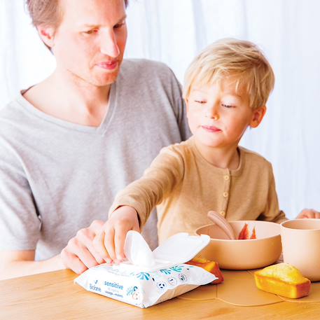 Lingettes visage et mains sensitive X55 5 - vertbaudet enfant 