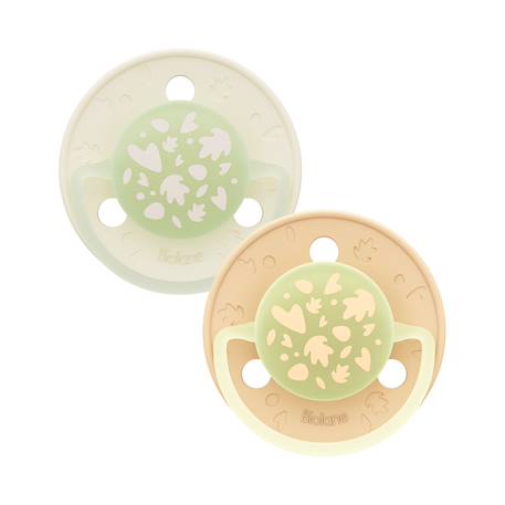 Sucettes rondes nuit - 0 à 6 mois Beige/marron 1 - vertbaudet enfant 