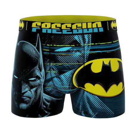 Lot de 3  boxers  dc comics Violet/jaune/bleu/noir 5 - vertbaudet enfant 