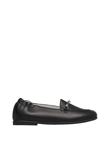 Mocassin en cuir miola Noir- 1 - vertbaudet enfant 
