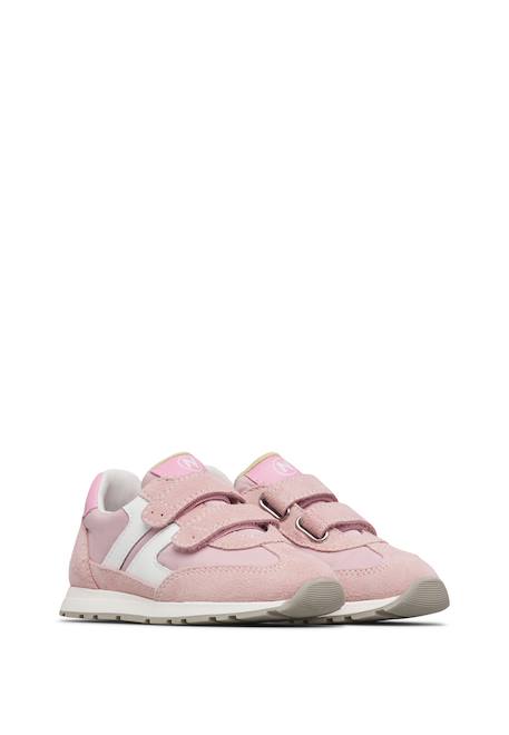 Sneakers en cuir et tissu miblo vl. Bleu-blanc+Rose-blanc+Rouge- 7 - vertbaudet enfant 