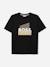 T-shirt  à manches courtes Blanc+Noir 4 - vertbaudet enfant 