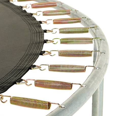 Trampoline rond ø 250cm avec filet, échelle, bâche et kit ancrage- ralli 250 Rose 4 - vertbaudet enfant 