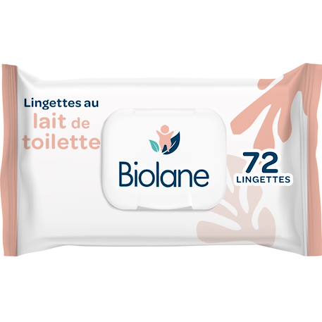 Lingettes au lait de toilette Blanc 1 - vertbaudet enfant 