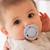 Sucette ronde - 0-6 mois - lot de 2 Bleu + beige+Jaune + beige+Vert + beige 10 - vertbaudet enfant 