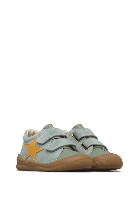 Chaussures en cuir et en daim babe 2 Sage-citrouille 2 - vertbaudet enfant 