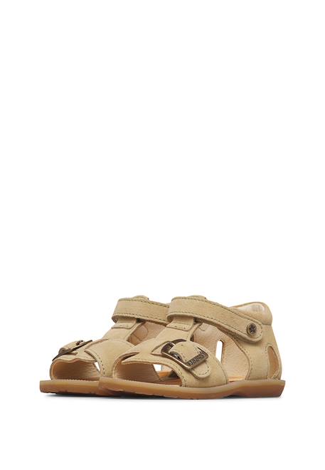 Sandales en daim quarzo Beige- 5 - vertbaudet enfant 