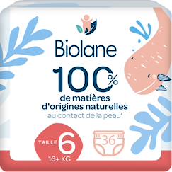 -Couches culottes écologiques taille 6 16+kg - 36 couches