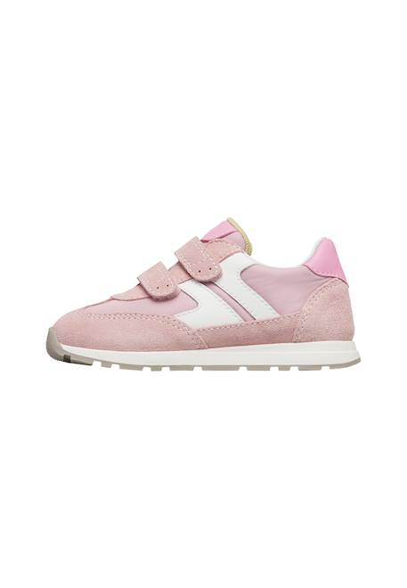 Sneakers en cuir et tissu miblo vl. Bleu-blanc+Rose-blanc+Rouge- 8 - vertbaudet enfant 