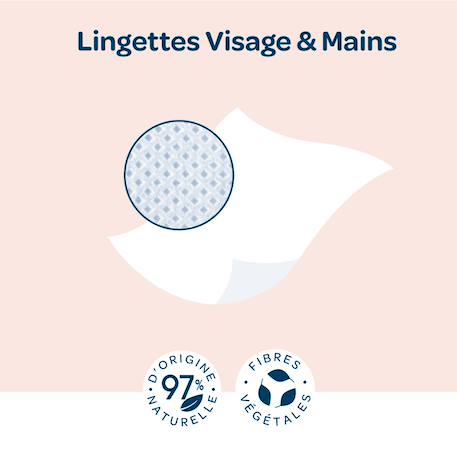 Lingettes visage et mains X20+X64 3 - vertbaudet enfant 