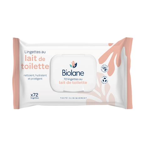 Lingettes au lait de toilette Blanc 2 - vertbaudet enfant 
