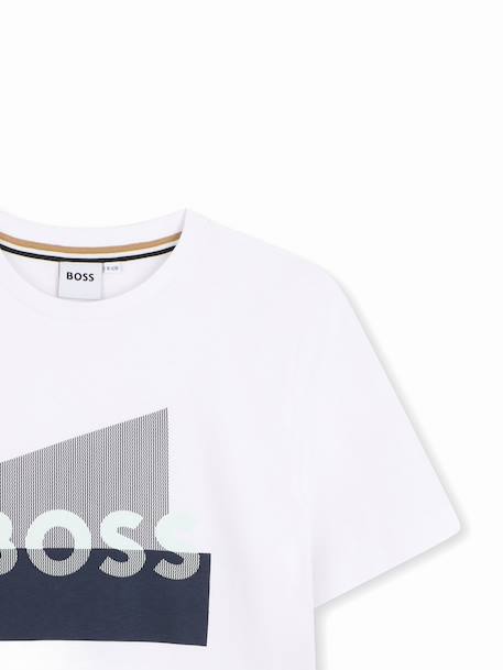 T-shirt  à manches courtes Blanc+Noir 3 - vertbaudet enfant 