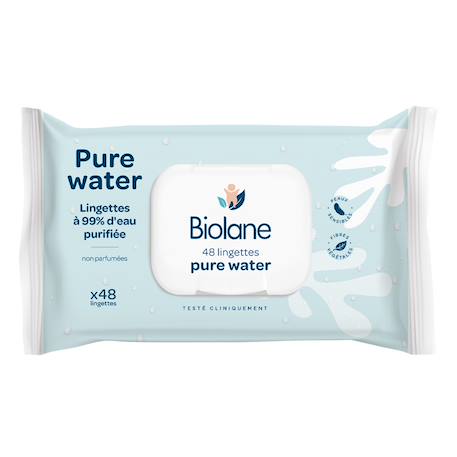 Lingettes pure water Blanc 2 - vertbaudet enfant 