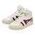 Baskets montantes  à scratch Blanc+Blanc cassé+Blanc Rouge+Blanc vert marine 3 - vertbaudet enfant 