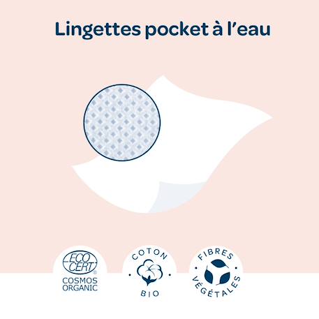 Lingettes à l'eau certifiées biologiques X15+X54 3 - vertbaudet enfant 