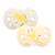 Sucette anatomique animaux - 0-6 mois - lot de 2 Bleu + beige+Jaune + beige+Vert + beige 7 - vertbaudet enfant 