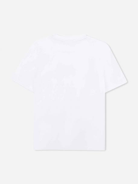 T-shirt  à manches courtes Blanc+Noir 2 - vertbaudet enfant 