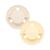 Sucette ronde - 0-6 mois - lot de 2 Bleu + beige+Jaune + beige+Vert + beige 7 - vertbaudet enfant 