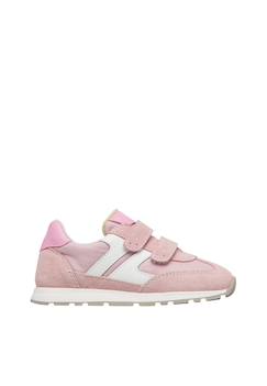 Chaussures-Sneakers en cuir et tissu miblo vl.